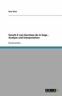 Sonett X von Garcilaso de la Vega - Analyse und Interpretation