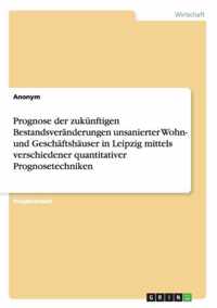 Prognose der zukünftigen Bestandsveränderungen unsanierter Wohn- und Geschäftshäuser in Leipzig mittels verschiedener quantitativer Prognosetechniken