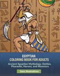 Egyptian Coloring Book for Adults