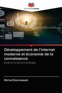 Developpement de l'internet moderne et economie de la connaissance