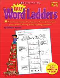 Daily Word Ladders: Grades K-1