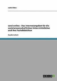 sowi-online - Das Internetangebot fur die sozialwissenschaftlichen Unterrichtsfacher und ihre Fachdidaktiken