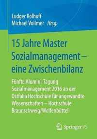 15 Jahre Master Sozialmanagement eine Zwischenbilanz