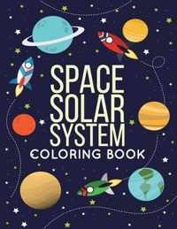 Space Solar System Coloring Book