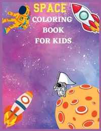 space coloring book for kids