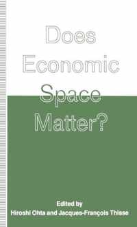 Does Economic Space Matter?