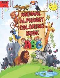 Animal Alphabet Coloring Book