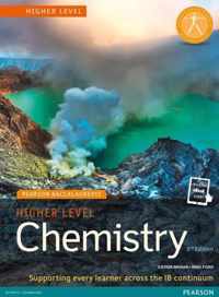 Pearson Baccalaureate Chemistry Higher Level 2nd edition print and online edition for the IB Diploma