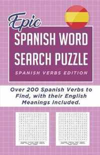EPIC Spanish Word Search Puzzle - Spanish Verbs