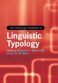 The Cambridge Handbook of Linguistic Typology