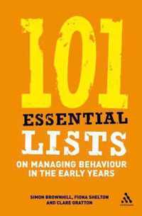 101 Essential Lists On Managing Behaviour In The Early Years