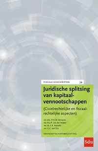 Juridische splitsing van kapitaalvennootschappen - E.R. Roelofs - Paperback (9789012404945)