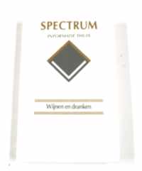 Spectrum informatie thuis wijnen en dranken