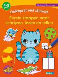 Oefenpret met stickers - Eerste stappen naar schrijven, lezen en tellen groep 1