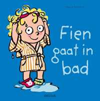 Fien gaat in bad