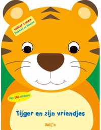 Tijger en zijn vriendjes (plakken en kleuren)