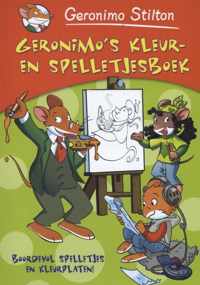 Geronimo's kleur- en spelletjesboek