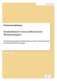 Standardisierte versus differenzierte Werbestrategien