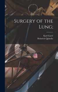 Surgery of the Lung;