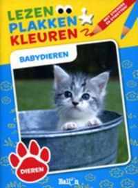 Lezen, Plakken, Kleuren Babydieren