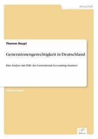 Generationengerechtigkeit in Deutschland