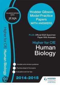 SQA Specimen Paper 2014 Higher for CFE Human Biology & Hodder Gibson Model Papers