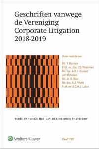 Geschriften vanwege de Vereniging Corporate Litigation 2018-2019