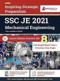 SSC JE Mechanical Engineering Exam 2021 8 Full-length Mock Tests (Solved) + 3 Previous Year Paper Latest Pattern Kit for Staff Selection Commission Junior Engineer