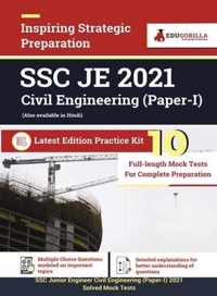 SSC JE (Civil Engineering) 2021 Gorilla Series 10 Full-length Mock Tests For Complete Preparation