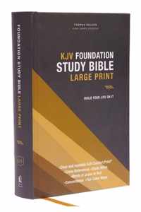 KJV, Foundation Study Bible, Large Print, Hardcover, Red Letter, Comfort Print