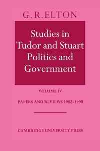 Studies in Tudor and Stuart Politics and Government