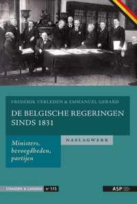 Standen en Landen - De Belgische regeringen sinds 1831