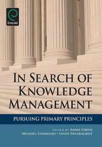 In Search of Knowledge Management