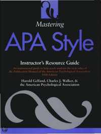 Mastering Apa Style