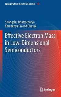 Effective Electron Mass in Low-Dimensional Semiconductors