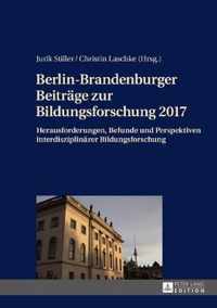 Berlin-Brandenburger Beitraege Zur Bildungsforschung 2017