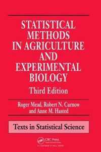 Statistical Methods in Agriculture and Experimental Biology