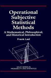 Operational Subjective Statistical Methods