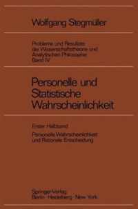 Personelle Und Statistische Wahrscheinlichkeit