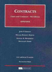 Appendix to Contracts, Cases and Comment