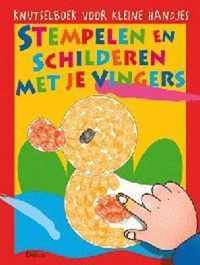 Stempelen En Schilderen Met Vingers