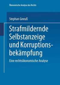 Strafmildernde Selbstanzeige Und Korruptionsbekampfung