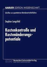 Kostenkontrolle und Kostenanderungspotentiale