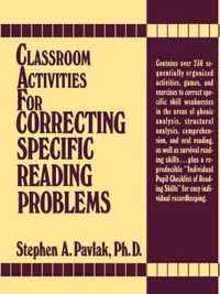 Classroom Activities For Correcting Specific Reading Problems