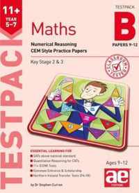 11+ Maths Year 5-7 Testpack B Papers 9-12