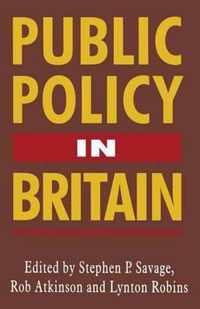 Public Policy in Britain