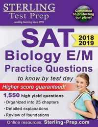 Sterling Test Prep SAT Biology E/M Practice Questions