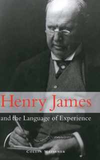 Henry James and the Language of Experience