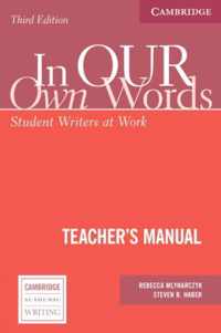 In our own Words Teacher's Manual