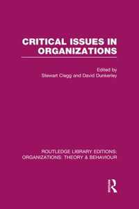 Critical Issues In Organizations